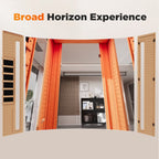EROMMY 1 Person Infrared Sauna with Beauty Lamp