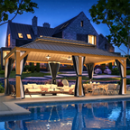 EROMMY 12x20 Hardtop Gazebo with Easy Installation