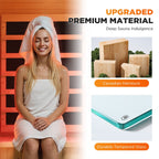EROMMY 1 Person Infrared Sauna with Beauty Lamp