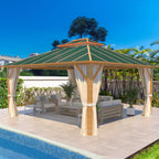 EROMMY 12x14 Hardtop Patio Gazebo