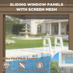 EROMMY 12'*14' Sunroom, with Front Door, Side Entrance, Galvanized Steel Double Top, Wood Grain Appearance, Aluminum Alloy Frame, Solarium Backyard Sun Room