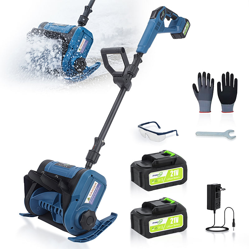 12 inches Cordless Snow Shovel with 2 Batteries