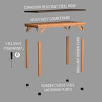 Backyard Discovery 12×9.5 Arcadia Gazebo