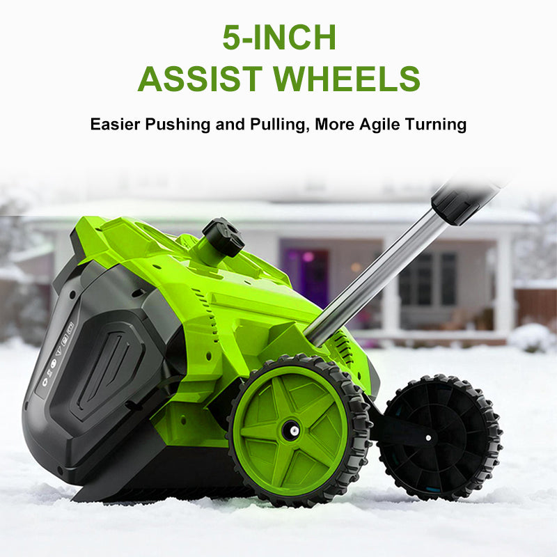 16 inches Electric Snow Shovel Plus with 2 Batteries