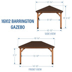 16×12 Barrington Gazebo