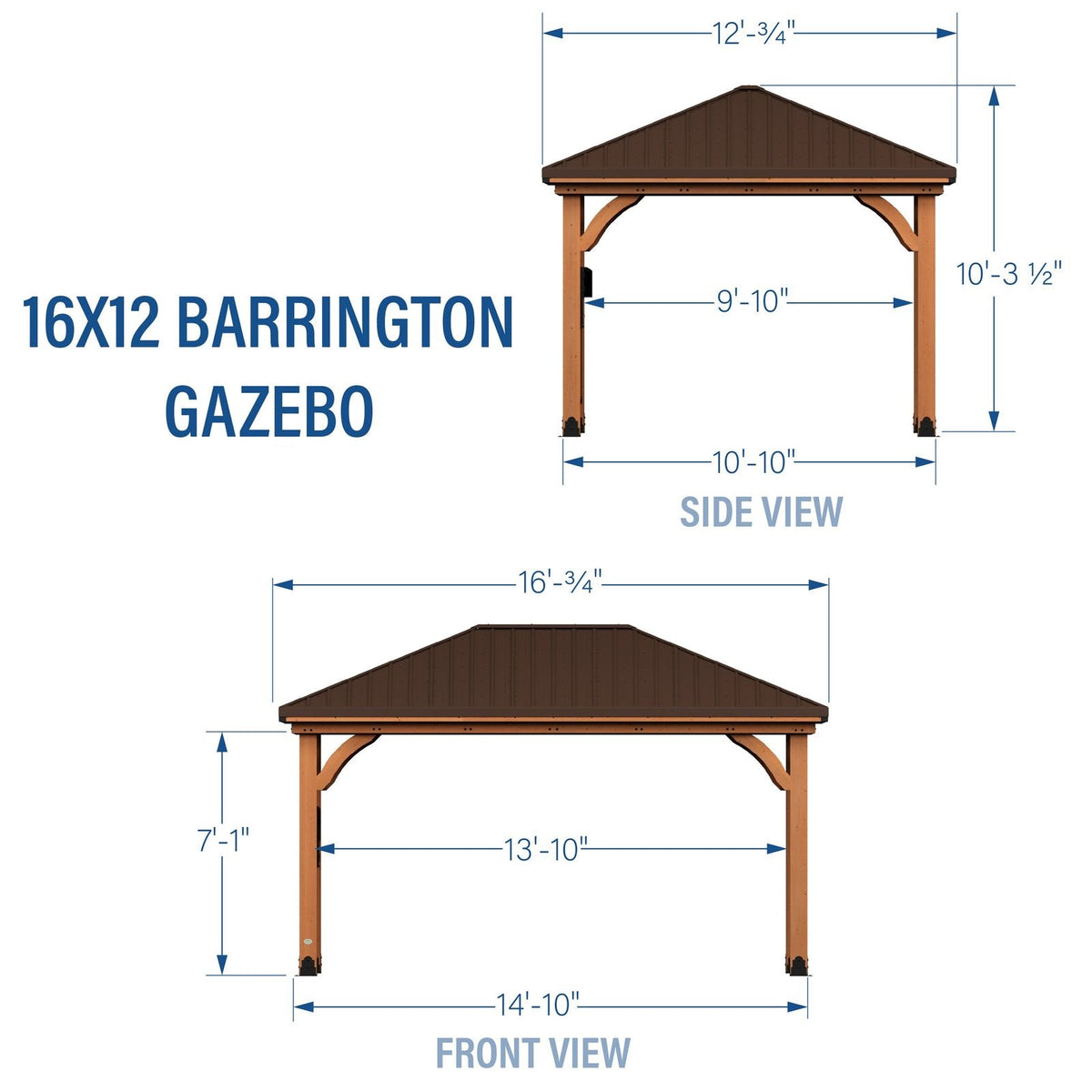 16×12 Barrington Gazebo