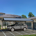 EROMMY 10X20 Metal Carport with Galvanized Roof