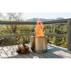 Solo Stove 19.5 in. Bonfire 2.0 Wood-Burning Fire Pit with Stand and Shelter