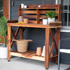 Potting Table/Bench/Serving Bar – Acacia Wood