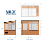 9×6 Willow Greenhouse
