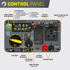 New!Champion Power Equipment 5500Watt Wireless Remote Start RV Ready Portable Inverter Generator with Quiet Technology & CO Shield