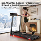 JOROTO F20PRO Laufband – 8% Steigung, 2,5 PS Motor & App-Steuerung