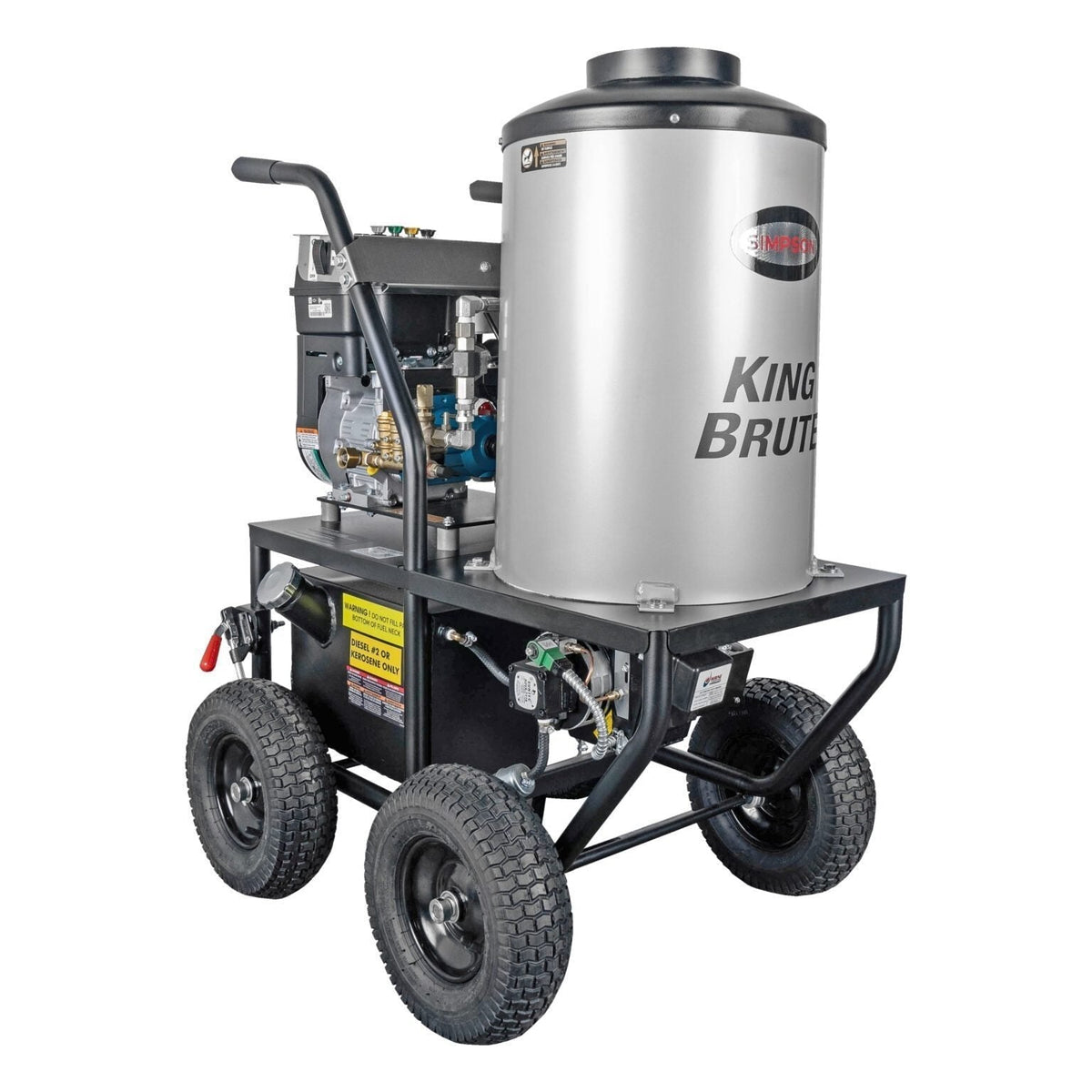 Simpson KB3028 Brute Series 3000 PSI 2.8 GPM Briggs and ; Stratton Intek 1100 CAT Pump Hot Water Pressure Washer New