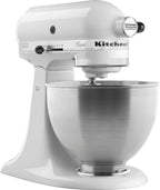 KitchenAid – Classic Series 4.5 Quart Tilt-Head Stand Mixer – White