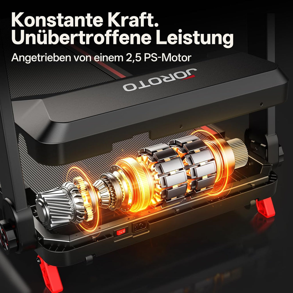 JOROTO F20PRO Laufband – 8% Steigung, 2,5 PS Motor & App-Steuerung