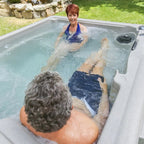 LS350DX 110 Volt 5-Person 28-Jet Rectangle Plug and Play Hot Tub with Ozonator