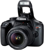 Canon EOS Rebel T100 DSLR Camera 18MP with 18-55mm Lens + Bag + 64GB Card