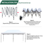 EROMMY 10x15 Pop Up Canopy