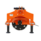 Farmry Category 1, 3-Point PTO Stump Grinder Works Great, 34 Carbide Teeth, for 15-45 HP Tractors (Slip Clutch & PTO Shaft Included), SG24 Stump Grinder