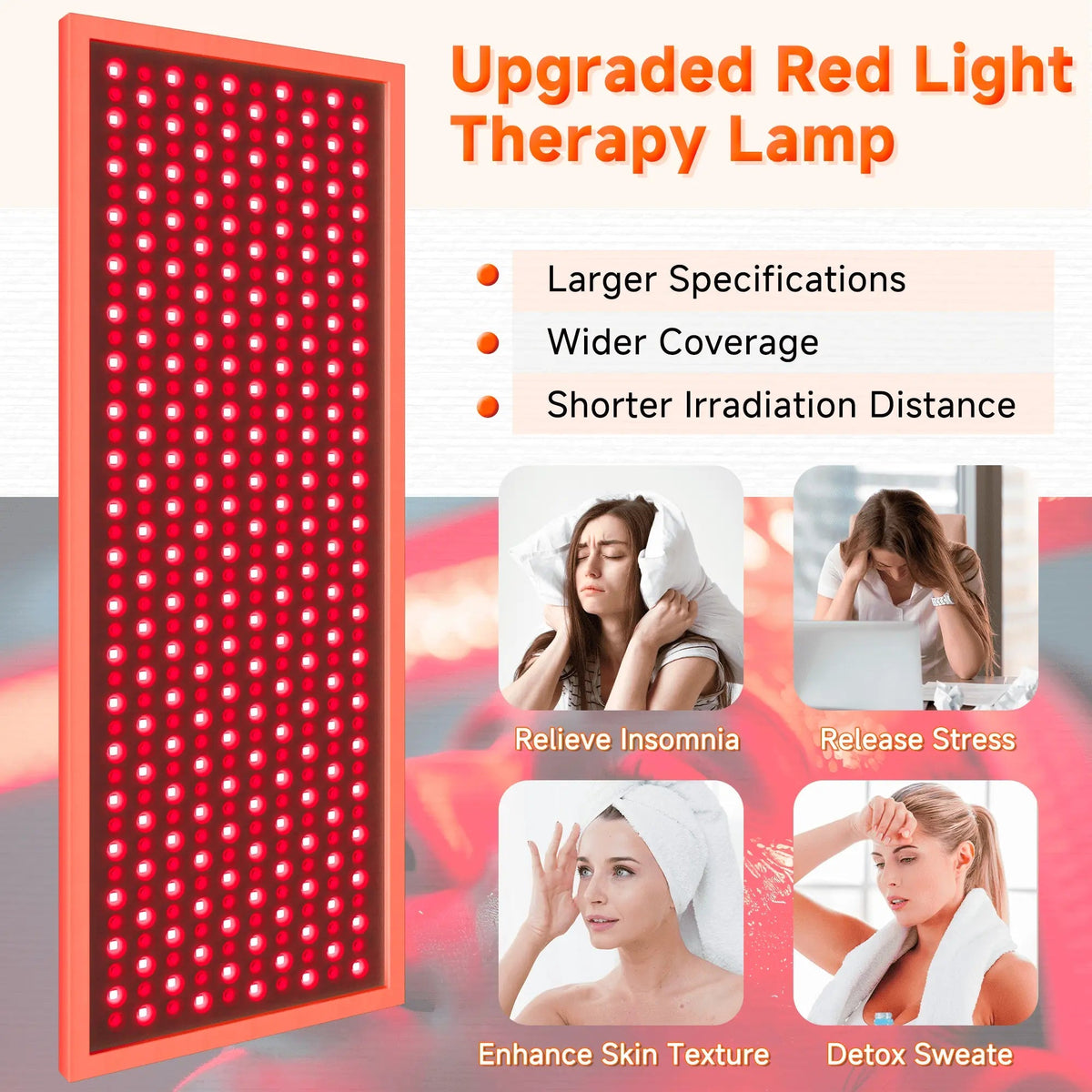 EROMMY 2-Person Indoor Infrared Sauna for Home, Far Infrared Sauna with Red Light Therapy, Chromotherapy Lighting, 6 Carbon Heaters & Bluetooth Speaker, Walnut