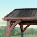 Arlington 12 Ft. W X 10 Ft. D Solid Wood Patio Gazebo