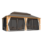 EROMMY 12x18 Hardtop Gazebo with Easy Installation