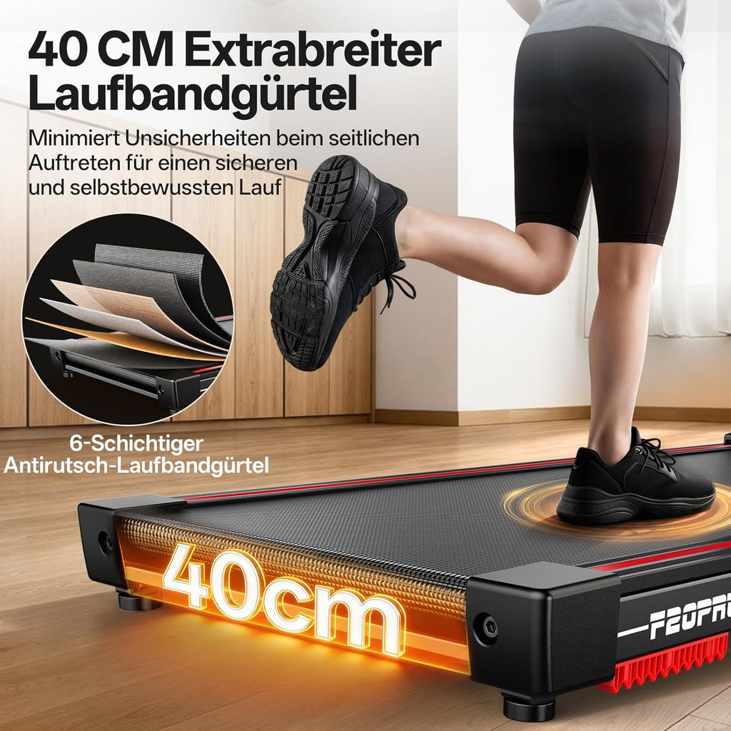 JOROTO F20PRO Laufband – 8% Steigung, 2,5 PS Motor & App-Steuerung