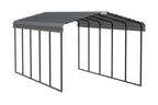 Arrow Carport, 12 ft. x 24ft. x 9ft. Charcoal 12′ x 24′ x 9′