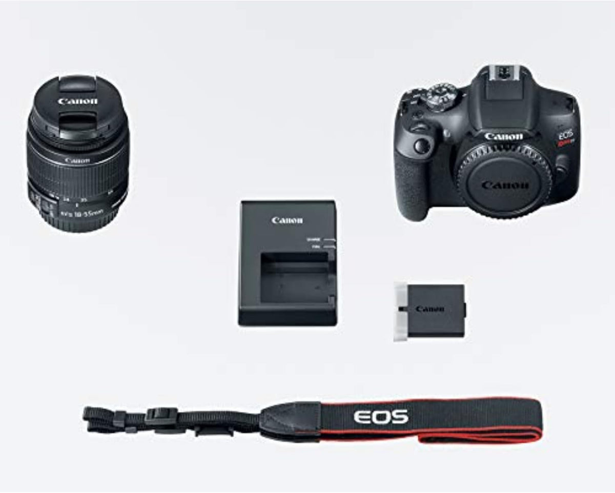Canon EOS Rebel T7 DSLR Camera with 18-55mm Lens, 24.1MP Sensor & Built-In Wi‑Fi