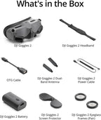 DJI Goggles 2 – Lightweight and Comfortable Immersive Flight Goggles with Stunning Micro-OLED Screens