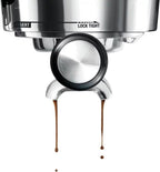 Breville – the Infuser Manual Espresso Machine with 15 bars of pressure, Milk Frother and Water filtration – Silver