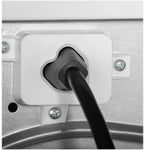 GE – 2.4 Cu. Ft. High Efficiency Stackable Front Load Washer with Steam and Sanitize – White