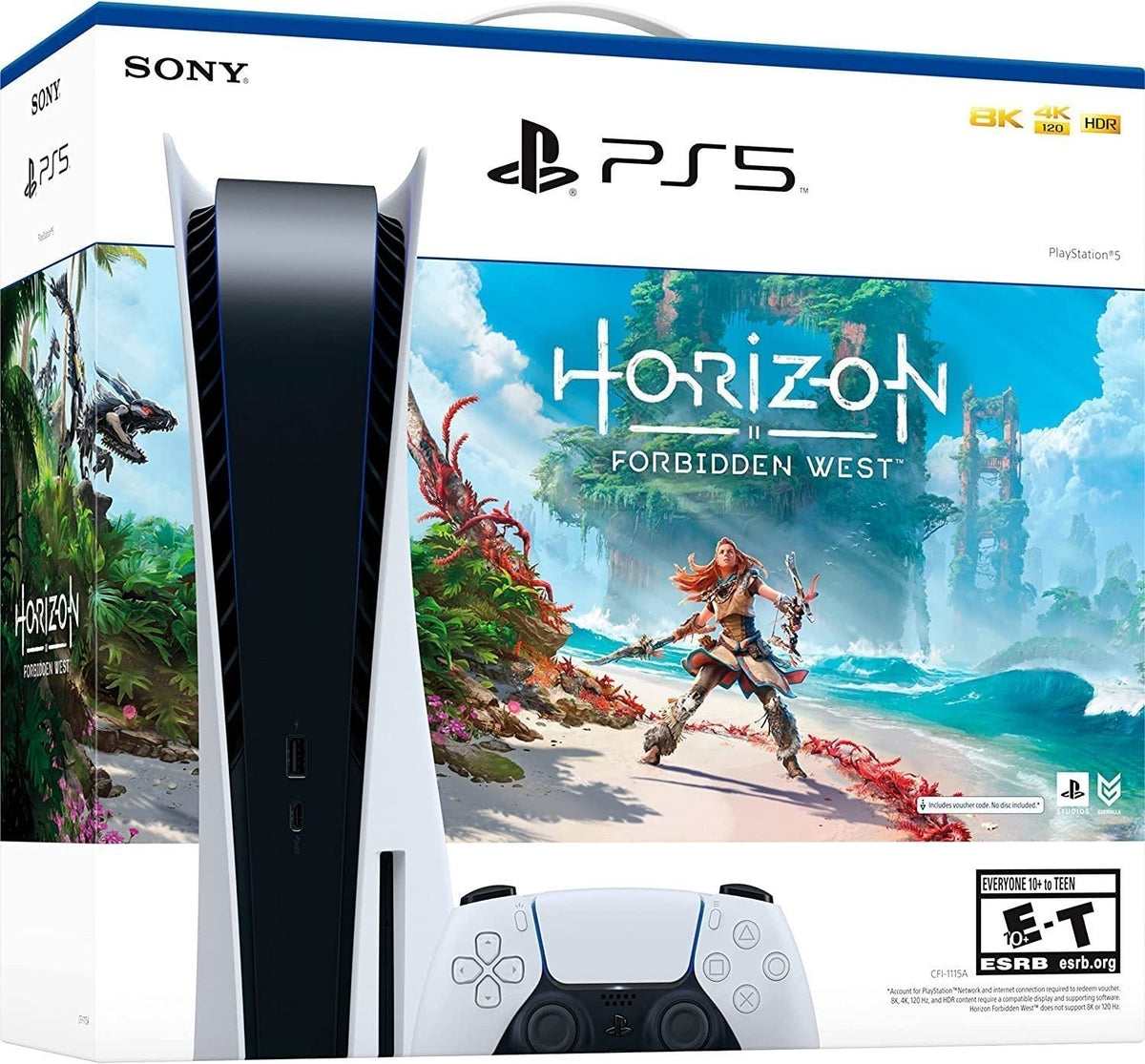 PlayStation 5 PS5 Blu-ray Horizon Forbidden West Console Bundle