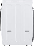 LG – 5.0 Cu. Ft. High-Efficiency Stackable Smart Front Load Washer with Steam and Built-In Intelligence – White