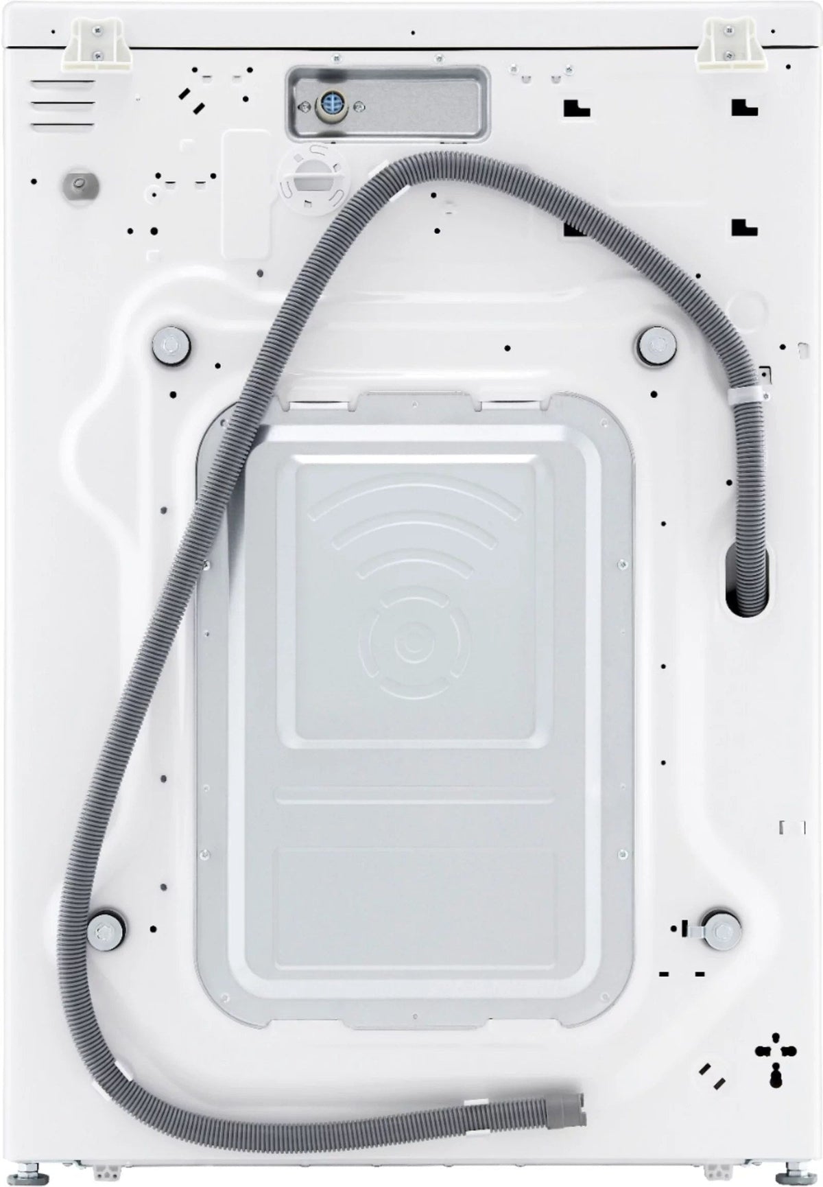 LG – 5.0 Cu. Ft. High-Efficiency Stackable Smart Front Load Washer with Steam and Built-In Intelligence – White