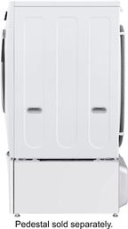 LG – 5.0 Cu. Ft. High-Efficiency Stackable Smart Front Load Washer with Steam and Built-In Intelligence – White