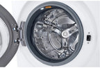 LG – 5.0 Cu. Ft. High-Efficiency Stackable Smart Front Load Washer with Steam and Built-In Intelligence – White