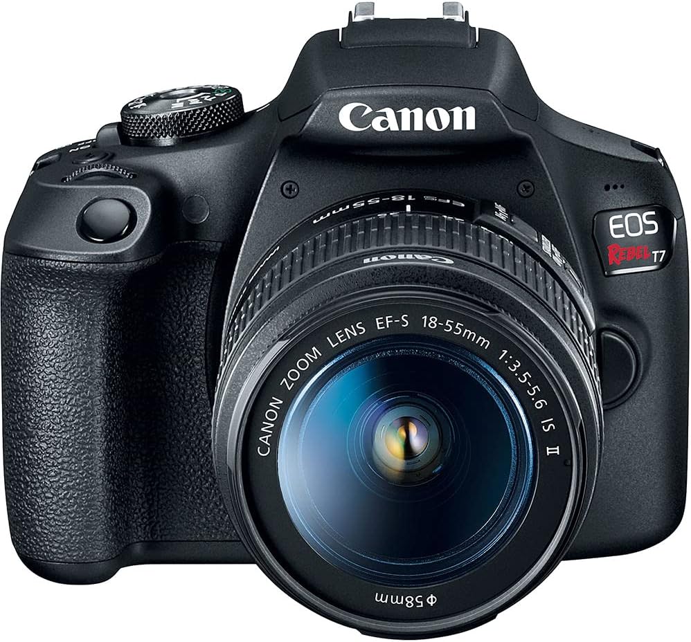 Canon EOS Rebel T7 DSLR Camera 24.1MP with Wi‑Fi/NFC + Bag & 64GB Card