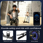 Electric Scooter for Kids & Teens, 500–1000W, 18–25 MPH, 21–28 Mile Range