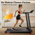 JOROTO F20PRO Laufband – 8% Steigung, 2,5 PS Motor & App-Steuerung