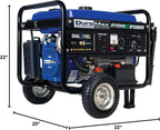 DuroMax XP13000EH 13,000-Watt Dual Fuel Portable Generator – Gas & Propane, Electric Start
