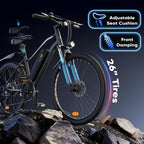 Electric Bike for Adults, 750–1000W, 60 Mile Range, 20MPH, 20″/26″ Tires, Mountain & Commuting