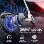 Electric Scooter for Kids & Teens, 500–1000W, 18–25 MPH, 21–28 Mile Range