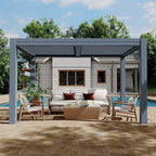 EROMMY 10x13 Smart Electric Pergola with Movable Louvers