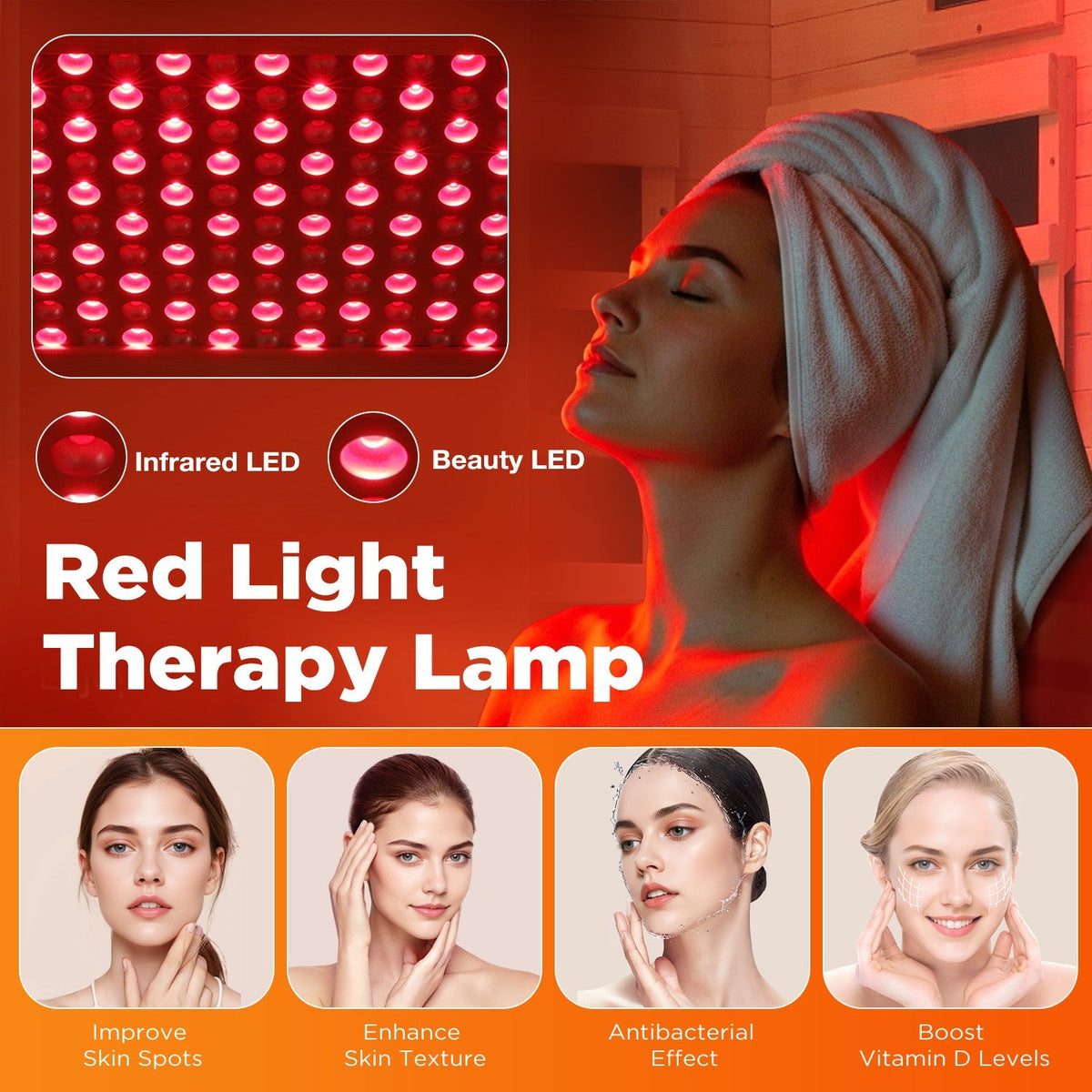 EROMMY 1 Person Infrared Sauna with Beauty Lamp