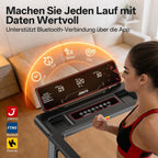 JOROTO F20PRO Laufband – 8% Steigung, 2,5 PS Motor & App-Steuerung