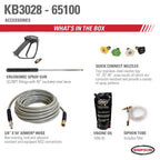 Simpson KB3028 Brute Series 3000 PSI 2.8 GPM Briggs and ; Stratton Intek 1100 CAT Pump Hot Water Pressure Washer New