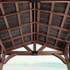 Arlington 12 Ft. W X 10 Ft. D Solid Wood Patio Gazebo