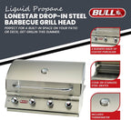 Bull 30″ Lonestar Select Stainless Steel Drop-In Grill