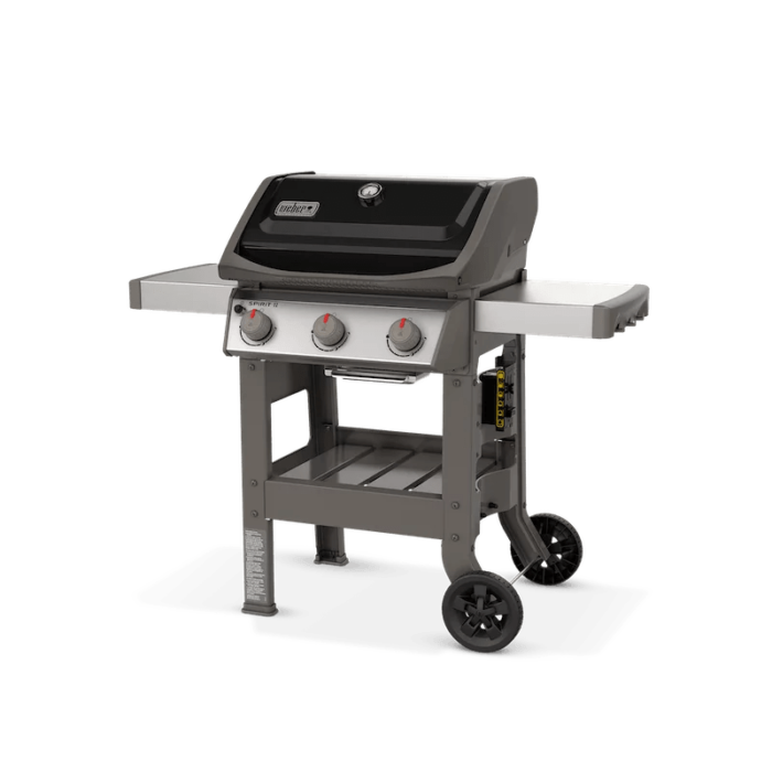 Weber Spirit II E-310 Propane Gas Grill, Black
